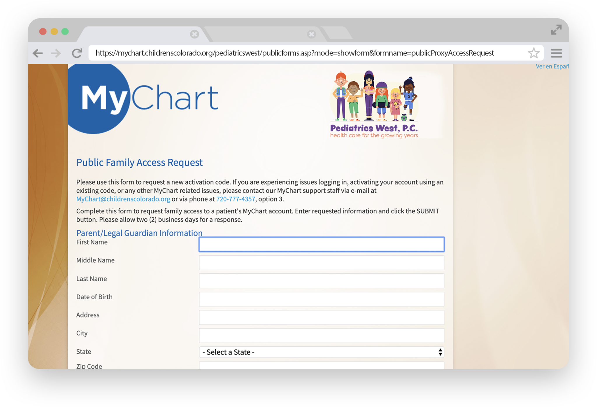 Patient Help Guide to Using MyChart Pediatrics West
